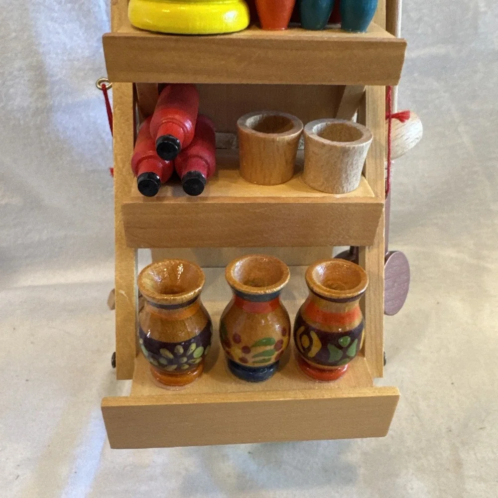 Vintage‎ Steinbach Germany Volkskunst Smoker Traveling Salesman Wares 11